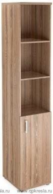 Стеллаж НТ-540 с дверьми ЛДСП НТ-600