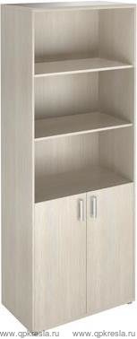 Стеллаж НТ-580 с дверьми ЛДСП НТ-600.2