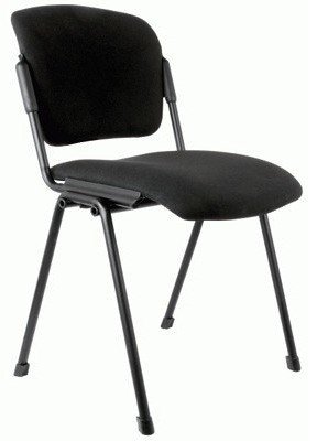 Офисный стул Эра черный (ERA Black) Nowystyl (C - Ткань CAGLIARI, C 11 черный)