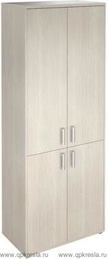 Стеллаж НТ-580 с дверьми ЛДСП НТ-600.2 и НТ-601.2