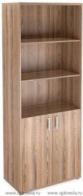 Стеллаж НТ-580 с дверьми ЛДСП НТ-600.2