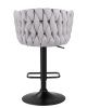 Стул барный LEON (серая ткань (LAR 275-17))