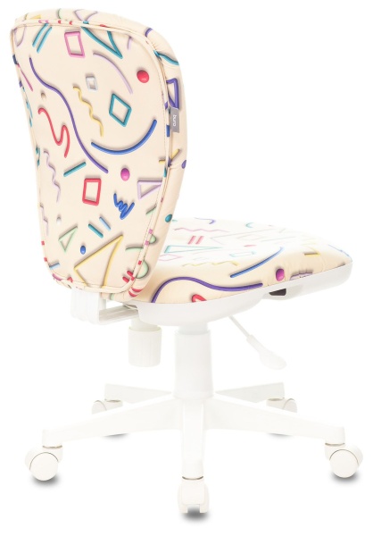 Кресло детское Бюрократ KD-W10 песочный Sticks 02 крестовина пластик пластик белый Кресло детское Бюрократ KD-W10 песочный Sticks 02 крестовина пластик пластик белый