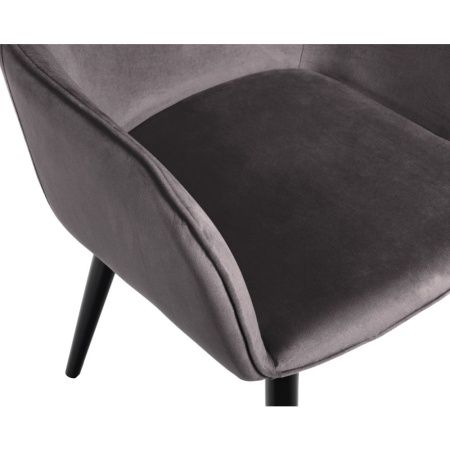 Купить Стул Frida тёмно-серый велюр в интернет-магазине КупиКресла.ру