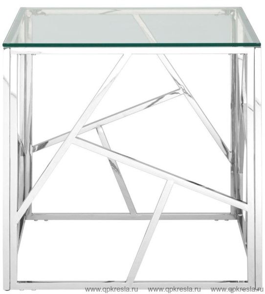 Журнальный столик АРТ ДЕКО 55 Серебро