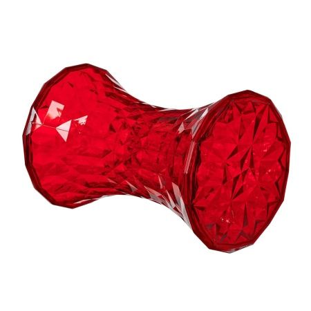 Купить Стул-пуф Stone прозрачный красный по низкой цене