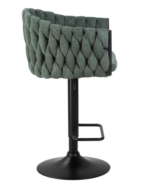 Стул барный LEON (зеленая ткань (LAR 275-23)) для кафе, ресторанов и кухни
