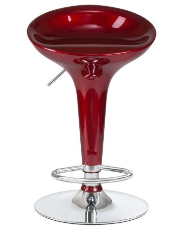 Купить Стул барный BOMBA (бордовый металлик) по выгодной цене для кафе, ресторанов и кухни