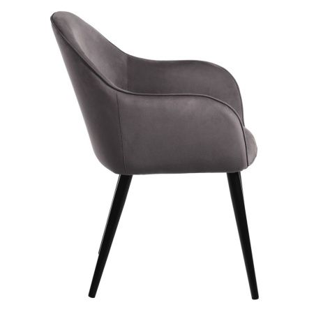 Купить Стул Frida тёмно-серый велюр в интернет-магазине КупиКресла.ру