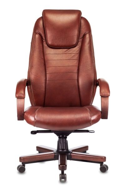 Купить Кресло руководителя Бюрократ T-9923WALNUT светло-коричневый Leather Eichel кожа крестовина металл/дерево по низкой цене Кресло руководителя Бюрократ T-9923WALNUT светло-коричневый Leather Eichel кожа крестовина металл/дерево | Купить в КупиКресла.ру