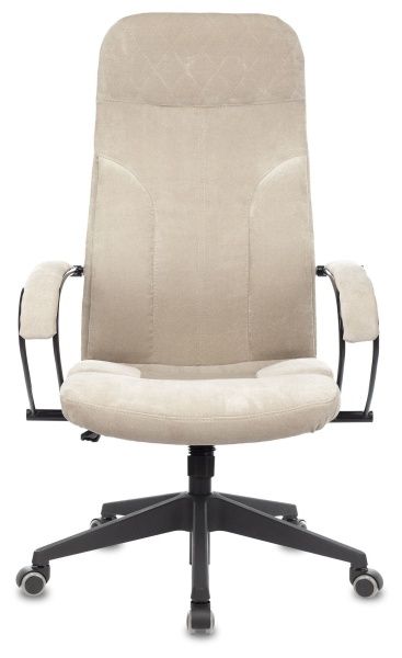 Кресло руководителя Бюрократ CH-608Fabric песочный Light-21 крестовина пластик