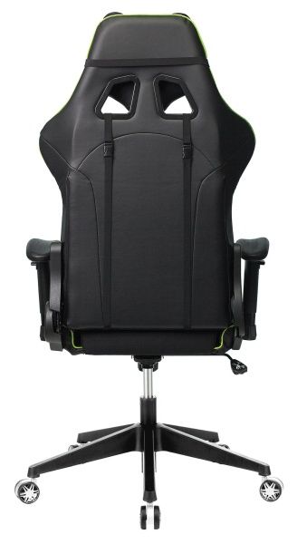 Кресло игровое Zombie VIKING 4 AERO черный/салатовый текстиль/эко.кожа с подголов. крестов. пластик | Купить в КупиКресла.ру