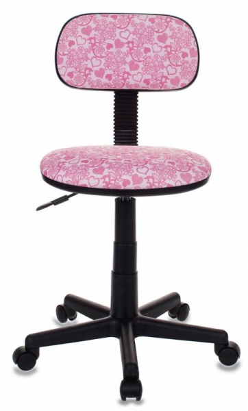 Купить Кресло детское Бюрократ CH-201NX розовый сердца Hearts-Pk крестовина пластик по низкой цене Кресло детское Бюрократ CH-201NX розовый сердца Hearts-Pk крестовина пластик | Купить в КупиКресла.ру