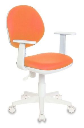 Кресло детское Бюрократ Ch-W356AXSN оранжевый 15-75 крестовина пластик пластик белый