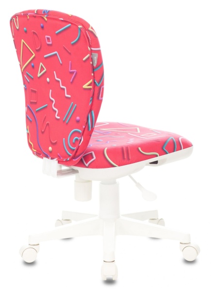 Кресло детское Бюрократ KD-W10 малиновый Sticks 05 крестовина пластик пластик белый Кресло детское Бюрократ KD-W10 малиновый Sticks 05 крестовина пластик пластик белый