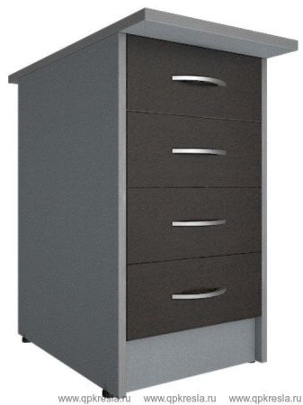 Купить Тумба приставная (4 ящика, с замком) А.ТП-4.2 по низкой цене Купить Тумба приставная (4 ящика, с замком) А.ТП-4.2 по низкой цене
