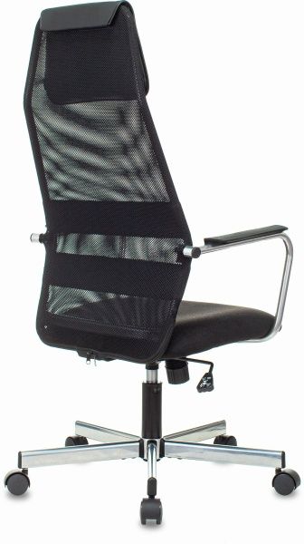 Кресло Бюрократ KB-5M черный TW-01 3C11 сетка/ткань с подголов. крестов. металл хром | Купить в КупиКресла.ру