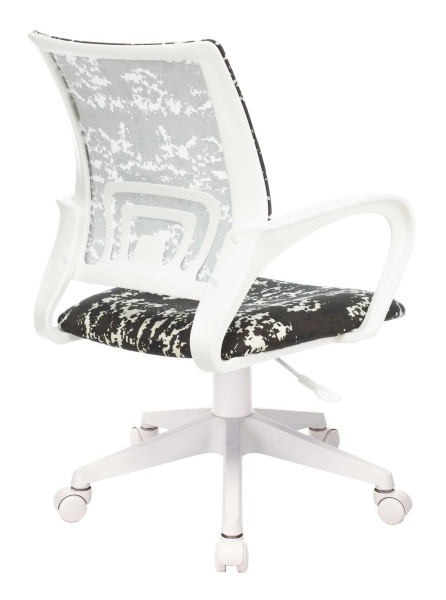 Кресло детское Бюрократ KD-W4 черный/зеленый милитари крестов. пластик белый пластик белый Кресло детское Бюрократ KD-W4 черный/зеленый милитари крестов. пластик белый пластик белый