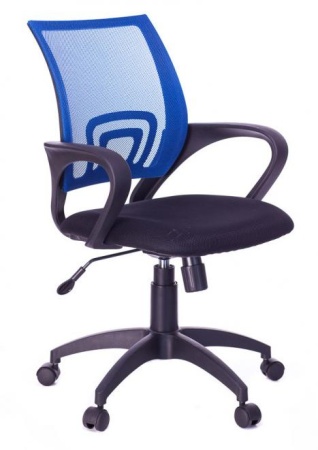 Офисное кресло Sti-Kо44 (СН695,СН696) топган/ ткань-сетка синий