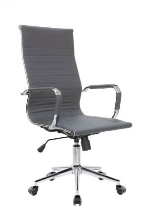Кресло 6002-1 S (Экокожа Серый)