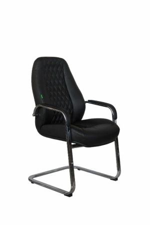 Кресло F385 (Натуральная кожа Черный)