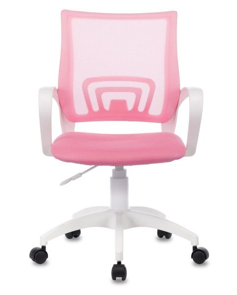 Кресло Бюрократ CH-W695NLT розовый TW-06A TW-13A сетка/ткань крестовина пластик пластик белый | Купить в КупиКресла.ру