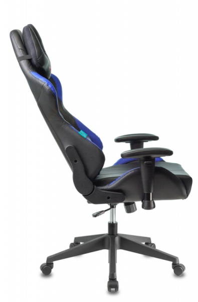 Кресло игровое Zombie VIKING 5 AERO черный/синий искусственная кожа с подголов. крестовина пластик | Купить в КупиКресла.ру