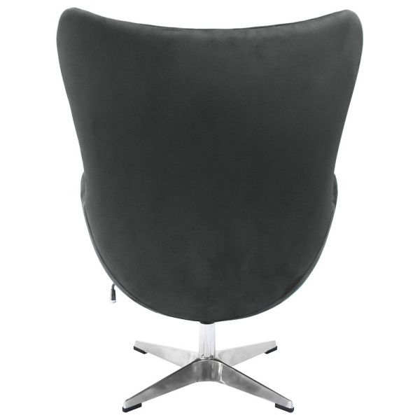 Купить Кресло EGG CHAIR графит, искусственная замша по низкой цене