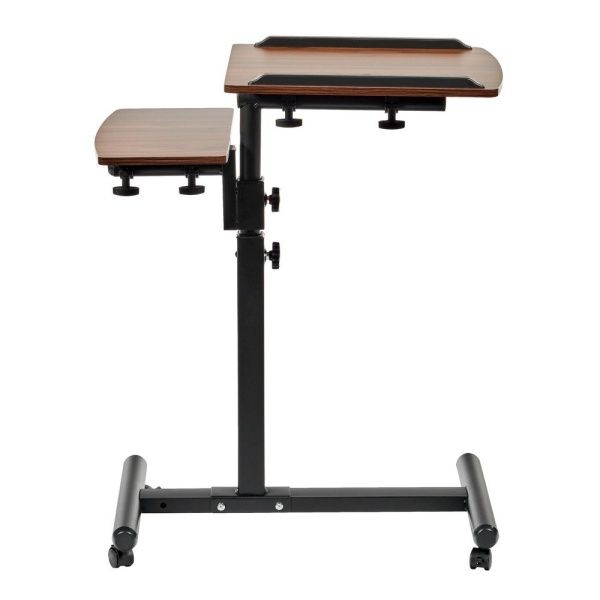 Купить Стол многофункциональный Palma 60x40x62-96см, темное дерево, чёрный по низкой цене