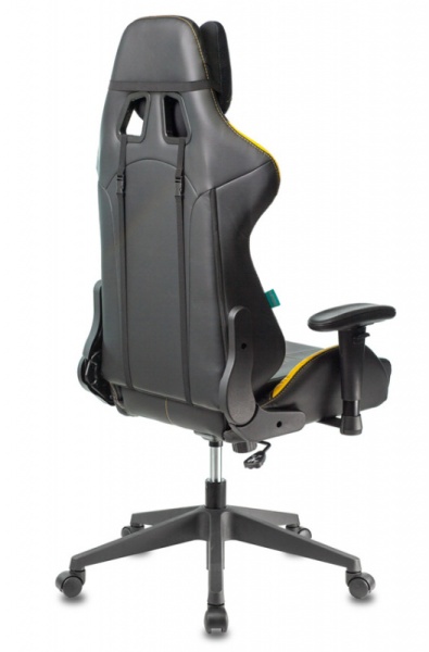 Кресло игровое Zombie VIKING 5 AERO черный/желтый искусственная кожа с подголов. крестовина пластик | Купить в КупиКресла.ру