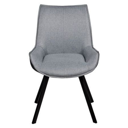 Купить Стул Soft серо-голубой с чёрным, рогожка в интернет-магазине КупиКресла.ру
