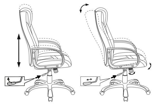 Кресло игровое Zombie Viking-8 черный/синий искусственная кожа крестовина пластик | Купить в КупиКресла.ру