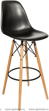 Барный стул Eames (Эймс) Пластик Белый