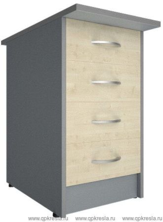 Купить Тумба приставная (4 ящика, с замком) А.ТП-4.2 по низкой цене Купить Тумба приставная (4 ящика, с замком) А.ТП-4.2 по низкой цене