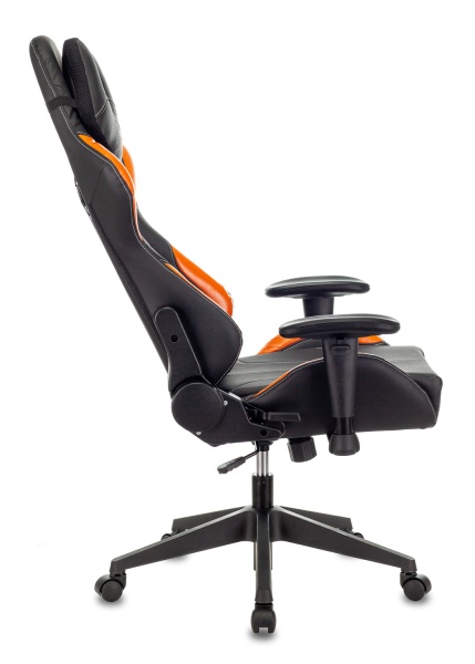 Кресло игровое Zombie VIKING 5 AERO черный/оранжевый искусственная кожа с подголов. крестовина пластик | Купить в КупиКресла.ру