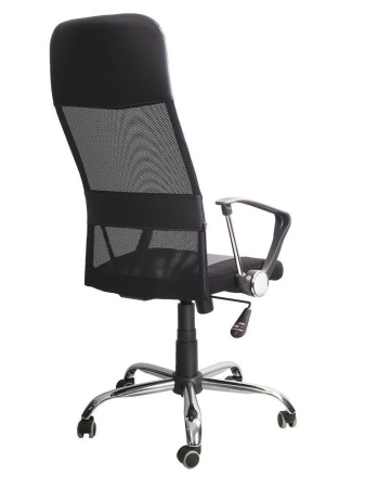 Офисное кресло Master (Мастер) хром (Ткань-сетка Черный) Офисное кресло Master (Мастер) хром (Ткань-сетка Черный)