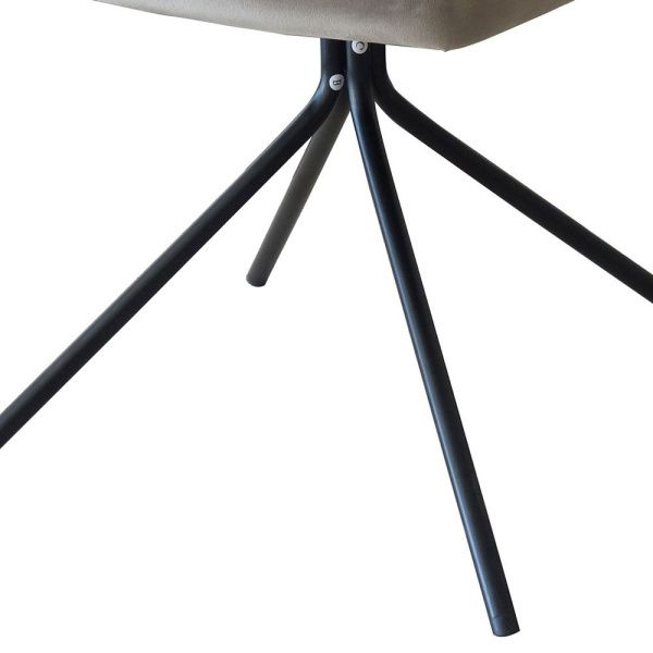 Купить Стул Verona Round вращающийся табачно-серый по низкой цене