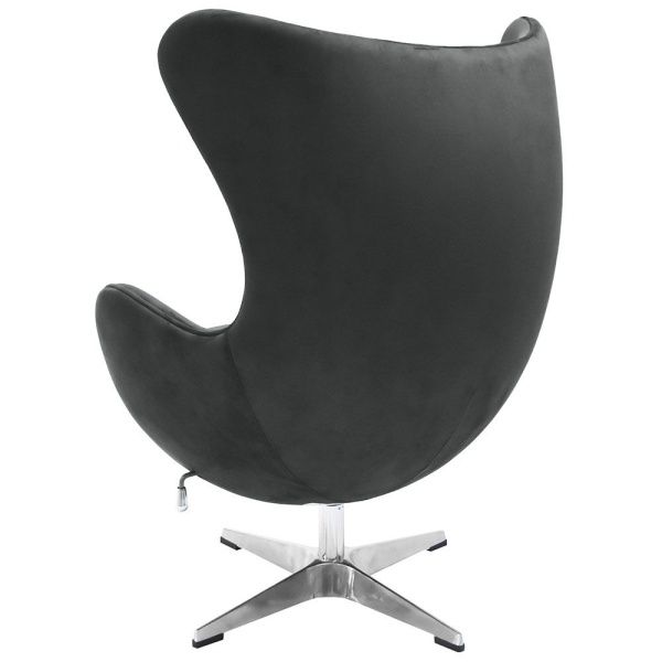 Купить Кресло EGG CHAIR графит, искусственная замша по низкой цене
