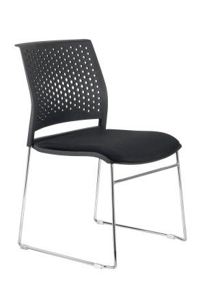 Кресло D918В (Пластик Черный)