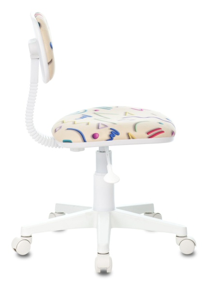 Кресло детское Бюрократ CH-W201NX песочный Sticks 02 крестовина пластик пластик белый Кресло детское Бюрократ CH-W201NX песочный Sticks 02 крестовина пластик пластик белый