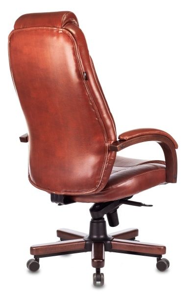 Купить Кресло руководителя Бюрократ T-9923WALNUT светло-коричневый Leather Eichel кожа крестовина металл/дерево по низкой цене Кресло руководителя Бюрократ T-9923WALNUT светло-коричневый Leather Eichel кожа крестовина металл/дерево | Купить в КупиКресла.ру