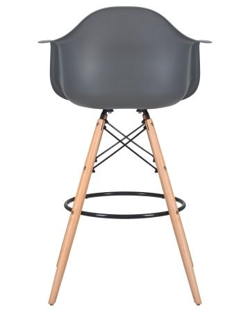 Купить Стул барный DAW BAR (ножки светлый бук, цвет серый) по выгодной цене для кафе, ресторанов и кухни