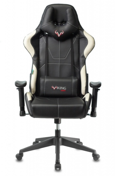 Кресло игровое Zombie VIKING 5 AERO черный/белый искусственная кожа с подголов. крестовина пластик | Купить в КупиКресла.ру