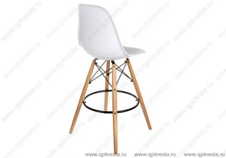 Барный стул Eames (Эймс) Пластик Белый