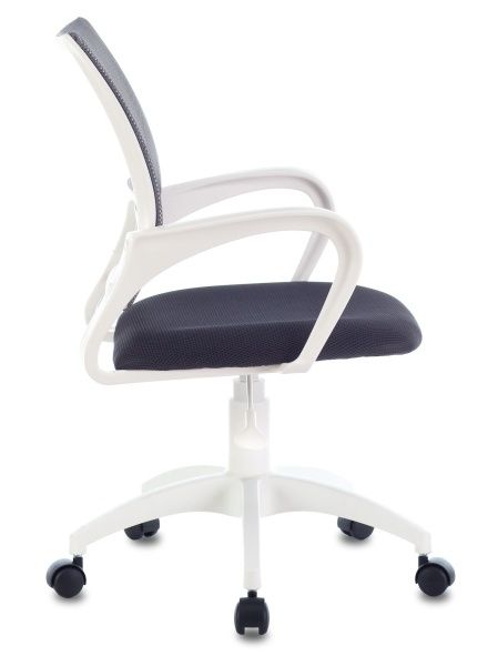 Кресло Бюрократ CH-W695NLT темно-серый TW-04 TW-12 сетка/ткань крестовина пластик пластик белый | Купить в КупиКресла.ру