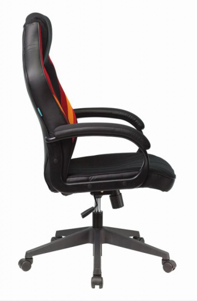Кресло игровое Zombie VIKING 3 AERO черный/красный искусст.кожа/ткань крестовина пластик | Купить в КупиКресла.ру