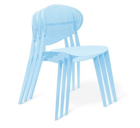 Купить Стул Luna пастельно голубой в интернет-магазине КупиКресла.ру
