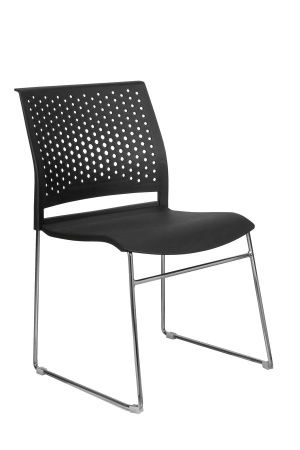 Кресло D918 (Пластик Черный)