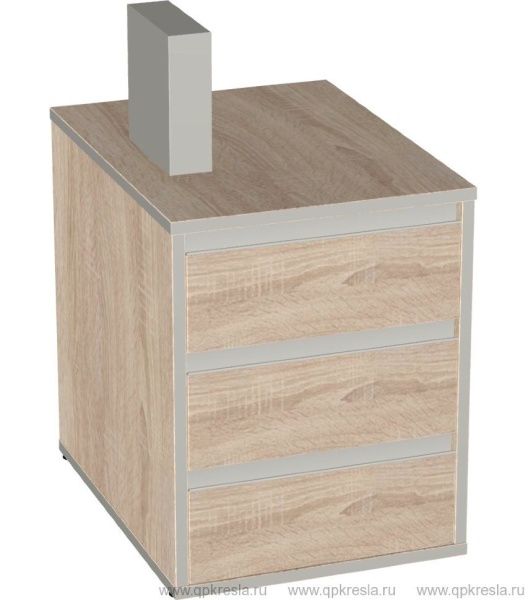 Тумба приставная V-3.1 (без топа) правая ц/з