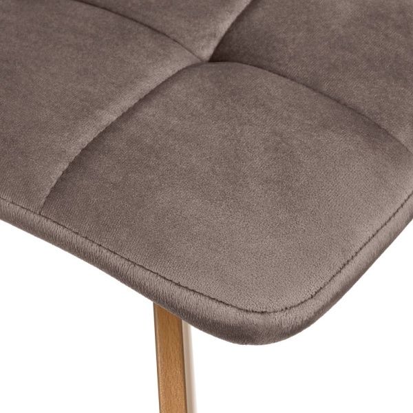 Купить Стул Easy латте с ножками под дерево по низкой цене